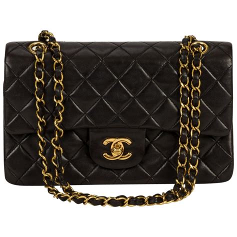 black gold chanel bag|chanel purses black original.